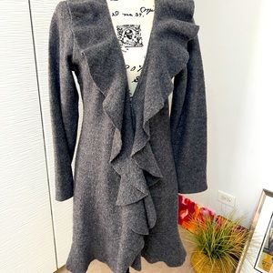 - - Fenn Wright Manson. 100% Wool. Long coat.